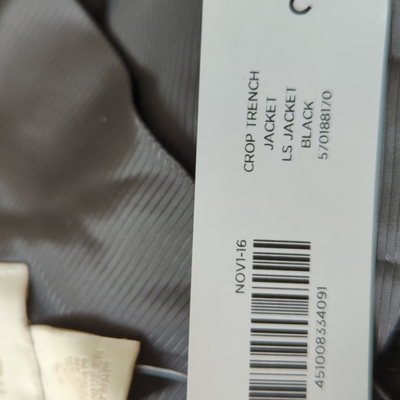 Chicos Cropped Trench Jacket - Picture 15 of 16